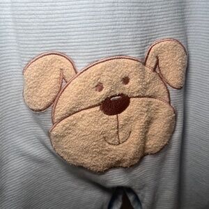 Y2K Vintage Bulldog Ribbed Footed Sleeper Little Wonders 6/9 months